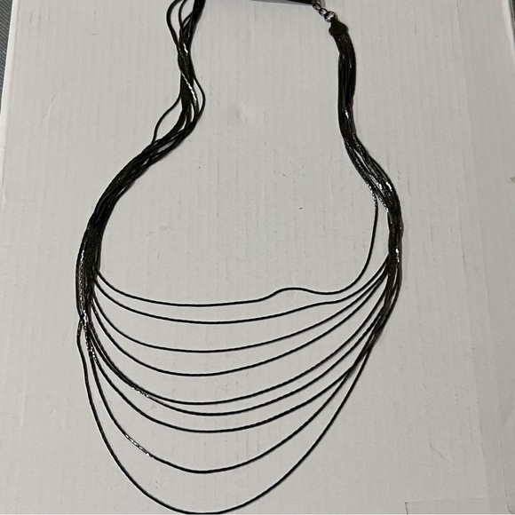 NWT nOir multi-layered necklace - Picture 2 of 4
